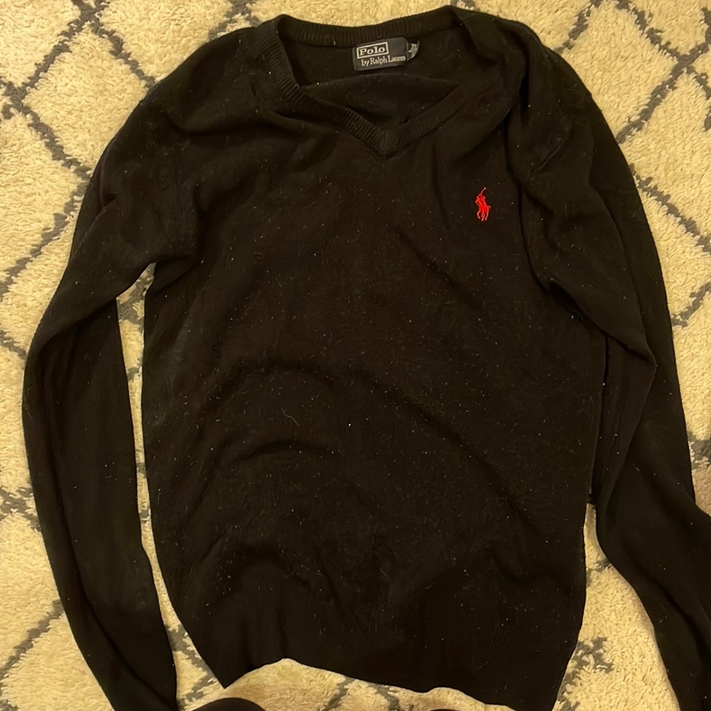 Ralph Lauren black sweater (L)